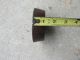 Antique Cast Iron Weight 2 Pound Vintage Scale Weight Platform Scale Scales photo 5