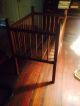 Southern Antique Heart Pine Baby Bed 1850 ' S Primitives photo 11