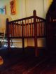 Southern Antique Heart Pine Baby Bed 1850 ' S Primitives photo 4