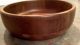 Primitive Wooden Salad Bowl,  Dough Bowl Solid Black Walnut,  Handmade Usa Heavy Primitives photo 9
