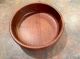 Primitive Wooden Salad Bowl,  Dough Bowl Solid Black Walnut,  Handmade Usa Heavy Primitives photo 1