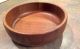 Primitive Wooden Salad Bowl,  Dough Bowl Solid Black Walnut,  Handmade Usa Heavy Primitives photo 5