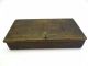 Antique Old Small Wood Wooden Hinged Box Hanging Scale Set Weights Parts Scales photo 1