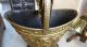 Antique French Victorian Brass Fireplace Coal Hod Scuttle Repousse Angel Cherub Metalware photo 8