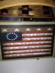 Vintage Button Bokay - Red,  White,  Blue Basket - Usa - July 4th - Military Service - America Primitives photo 3
