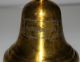 Antique Solid Brass Naval Ships Bell From The Hmas Sydney Ship Equipment photo 2