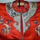 Fine Quality Antique Old Chinese Hand Made Red Silk Embroidered Textile Robe Robes & Textiles photo 1