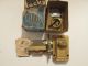 1 Vintage Ilco Deadlock 203c Gold Colored Plated 1 Key Included + Free Ty Gift Locks & Keys photo 1