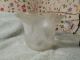 Victorian Etched Parrot Tulip Art Glass Shade Gasolier Globe Ruffle Edge Chandeliers, Fixtures, Sconces photo 2