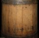 Antique Country Primitive Staved Wooden Bucket,  Old,  As Found,  Barn Find Measure Primitives photo 1