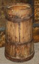 Antique Country Primitive Staved Wooden Bucket,  Old,  As Found,  Barn Find Measure Primitives photo 3
