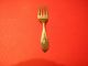 Vintage Sterling Silver Child ' S/youth Fork Lunt Silversmiths 