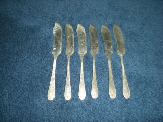 Community Silver Plate - 6 Butter Knives - Paul Revere Pattern From 1927 photo