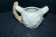 Antique Arts & Crafts Ceramic Creamer With Wood Handle And Hollys Plants Arts & Crafts Movement photo 4