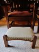 Arts & Crafts Oak Footstool Mission Dovecote Antiques Mortise & Tenon Signed Arts & Crafts Movement photo 1
