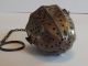 Old Lantern/acorn Style Sterling Silver Tea Ball Strainer With Chain Other photo 1