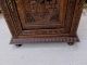 Antique French Carved Oak Breton Brittany Cabinet Jam Cupboard Wine Bar Chest 1800-1899 photo 11