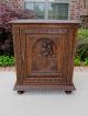 Antique French Carved Oak Breton Brittany Cabinet Jam Cupboard Wine Bar Chest 1800-1899 photo 2