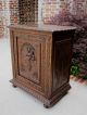 Antique French Carved Oak Breton Brittany Cabinet Jam Cupboard Wine Bar Chest 1800-1899 photo 7