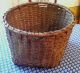 Antique Primitive Splint Gathering Basket Side Openings For Handles Primitives photo 1
