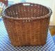 Antique Primitive Splint Gathering Basket Side Openings For Handles Primitives photo 3