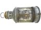 Antique Galvanized Metal Brass Accent Nautical Lamp Lantern Body W/ Shade Parts Lamps & Lighting photo 1