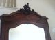 Louis Xv Carved Antique Armoire Cabinet Cupboard Euc French Mirror Local Pu Only 1800-1899 photo 3