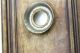 Large Antique Solid Brass Door Escutcheon Back Plate Chicagoland Estate A Door Plates & Backplates photo 1