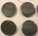 18 Antique Buffalo Horn Buttons Olive Green Rare Mint On Card Buttons photo 1