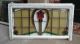 Large Antique English Leaded Stained Glass Window 5 Color 51 X 29 Architectural 1900-1940 photo 2
