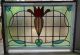 Large Antique English Leaded Stained Glass Window 6 Color 46 X 33 Architectural 1900-1940 photo 5