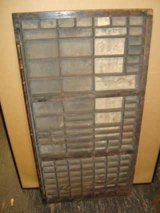 Vintage Mid 1800s Pine Made Printing Block Drawer By John Metz Ny Printing Dist. photo