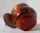 Vintage Ukrainian Folk Art Wooden Hand Painted Decorative Trinket Box Boxes photo 2