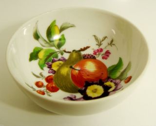 Vintage Kaiser W.  Germany Porcelain Small Bowl Fruit & Floral Design Numbered photo