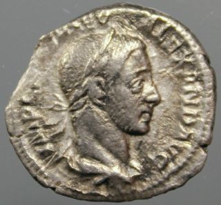 Severus Alexander,  Denarius,  Silver,  Aequitas,  Equity,  Minted Rome,  222 - 228 A.  D. photo