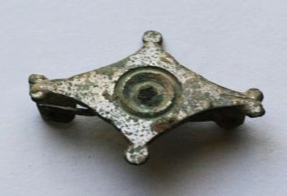 Ancient Roman Bronze Fibula (brooch),  Early Type,  1 St Century Ad. photo