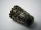 Handcrafted Handmade Sterling Silver Thimble W/filigree Ornaments Usa Ca1900s Thimbles photo 3