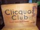 Vintage Clicquot Club Crate,  Great Wooden Dove Tailed Advertising Crate Primitives photo 4