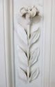 Antique Architectural Religious Carved Italian Marble Altar Panel Flower Lily Other photo 2