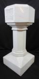 Antique Architectural Religious Gothic Italian Marble Church Holy Water Font Other photo 6