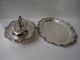 Rococo Revival Silver Plate Covered Entree & Tray By Sheffield Silver Co Platters & Trays photo 3