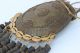 African Tobacco Pouch Bag Bronze Or Brass With Cowrie Shells Other photo 1