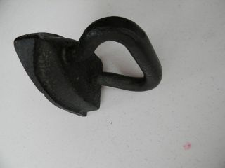 Antique Cast Iron Sad Iron Heavy Duty photo