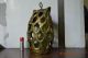 Antique Brass Metalware Owl Figure Art Pendent Lamp（vintage And Beautiful） Other photo 7