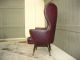 Mid Century Modern Round Wingback Chair Adrian Pearsall Style Swivel Arm Chair Post-1950 photo 2