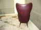 Mid Century Modern Round Wingback Chair Adrian Pearsall Style Swivel Arm Chair Post-1950 photo 4