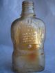 James Buchanan Scotch Flask+2 Golden Wedding Bottles Antique Whiskey Prohibition Bottles & Jars photo 6
