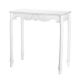 White Scalloped Hall Table (rock Bottom Sale Price) Post-1950 photo 1