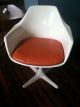 4 Mid Century Modern Burke Tulip Propeller Base Arm Chairs Saarinen Style Eames Post-1950 photo 3