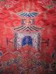 Antique 19/ 20th Qing Chinese Woman ' S Embroidered Dragon Wedding Robe Embroidery Robes & Textiles photo 9